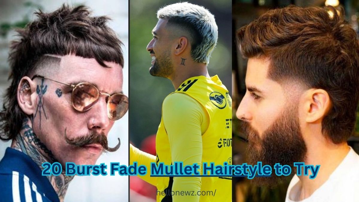 Burst Fade Mullet
