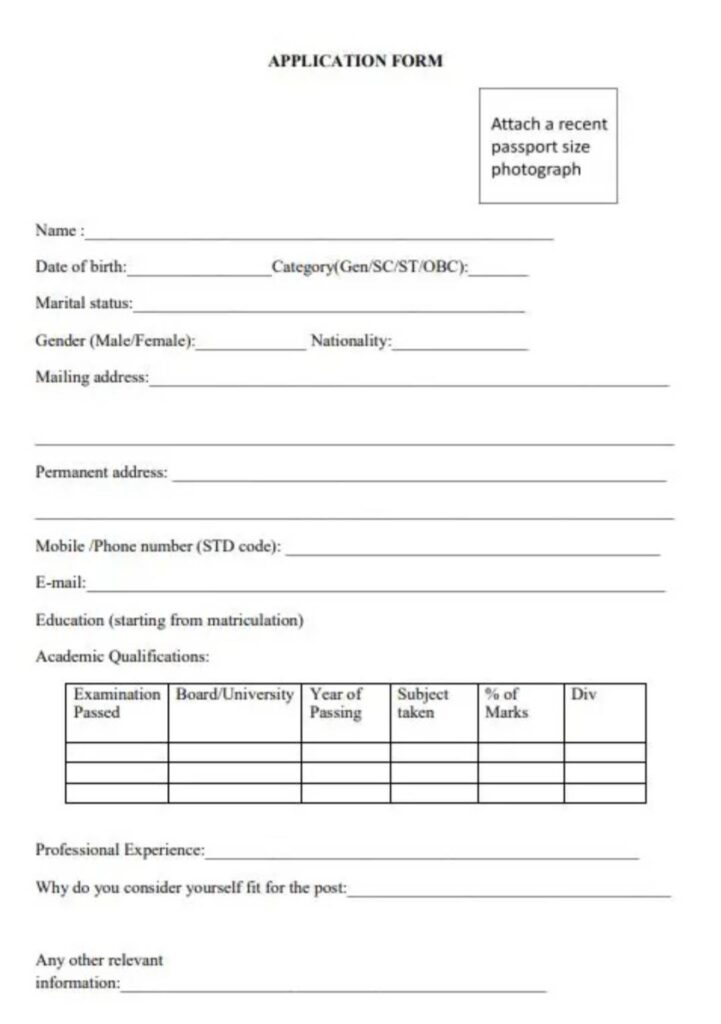 Field Assistant Vacancy