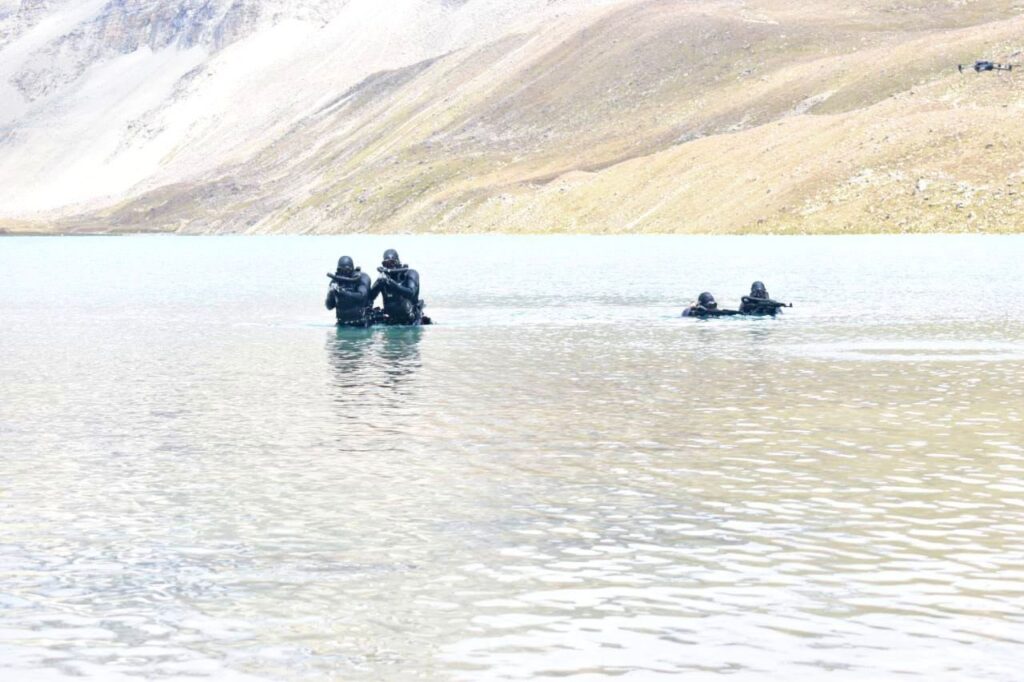 High-Altitude Combat Diving Training