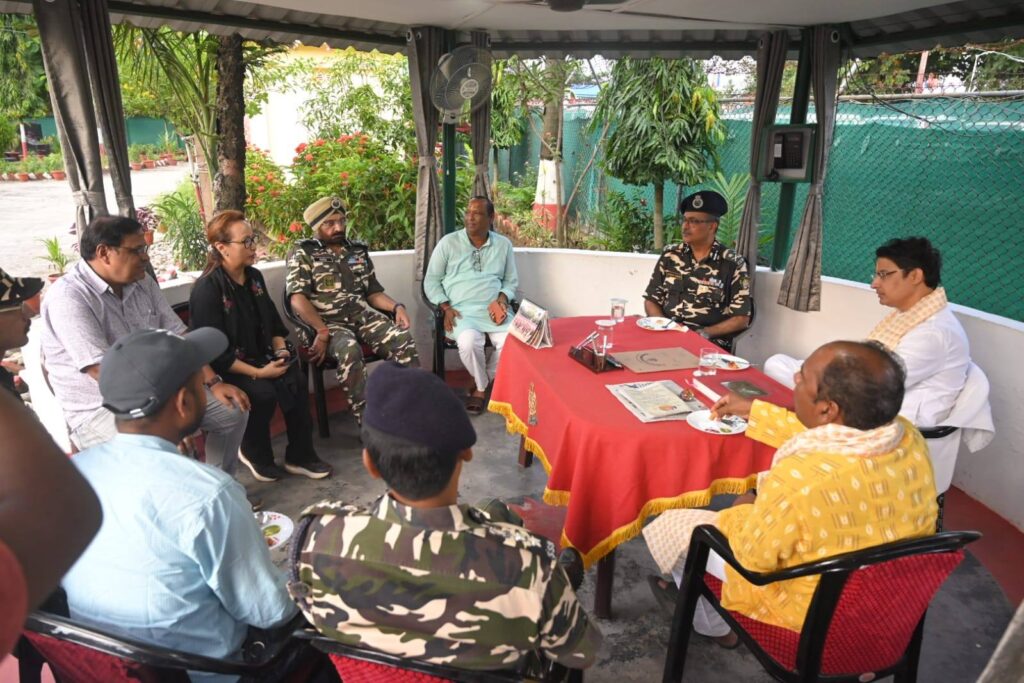 MP interacted with the Inspector General (IG) of the Sashastra Seema Bal (SSB)