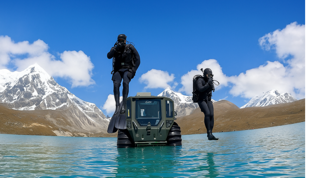 High-Altitude Combat Diving Training