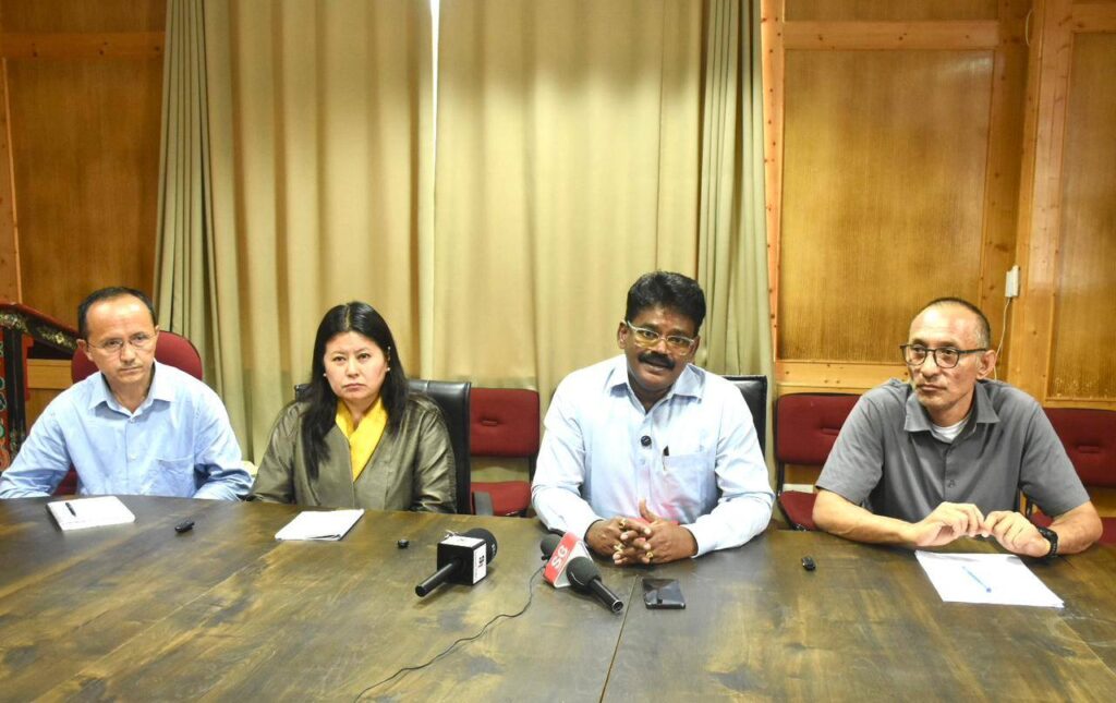 press conference at the Tourism and Civil Aviation Department’s Mini Conference Hall.